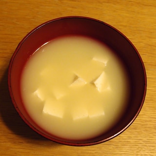 味噌漬けの味噌で作る美味しいお味噌汁